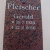 Fleischer Gerold 1934-2016 Grabstein